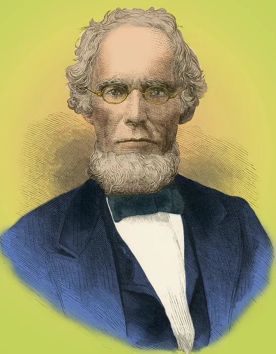 Framed Print : Gail Borden, American Inventor Framed Print : Gail Borden, American Inventor