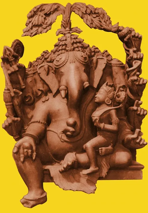 Framed Print : Ganesha, Hindu God