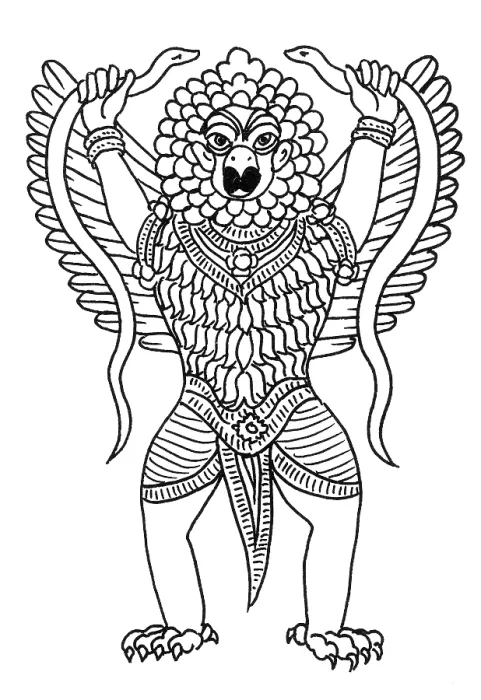 Framed Print : Garuda, the Vahana of Lord Vishnu Framed Print : Garuda, the Vahana of Lord Vishnu