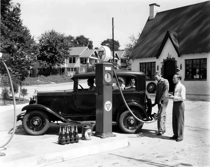 Framed Print : Gas Station Framed Print : Gas Station