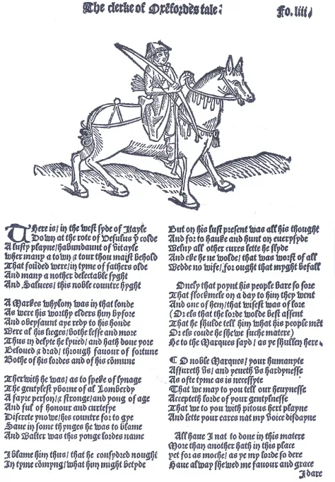 Framed Print : Geoffrey Chaucer, Canterbury Tales Framed Print : Geoffrey Chaucer, Canterbury Tales