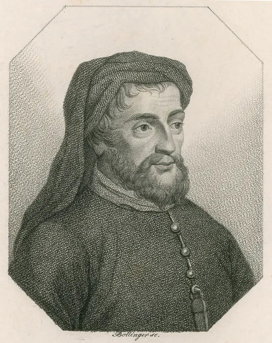 Framed Print : Geoffrey Chaucer, English Poet