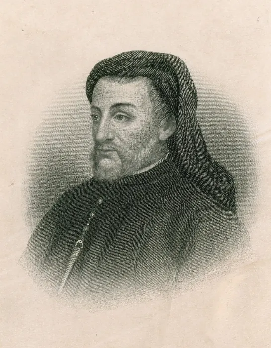 Framed Print : Geoffrey Chaucer, English Poet Framed Print : Geoffrey Chaucer, English Poet