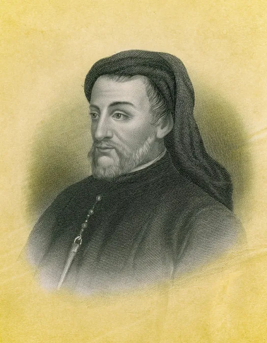 Framed Print : Geoffrey Chaucer, English Poet Framed Print : Geoffrey Chaucer, English Poet