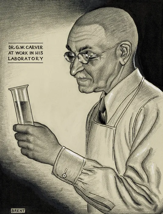 Framed Print : George W. Carver, American Botanist Framed Print : George W. Carver, American Botanist