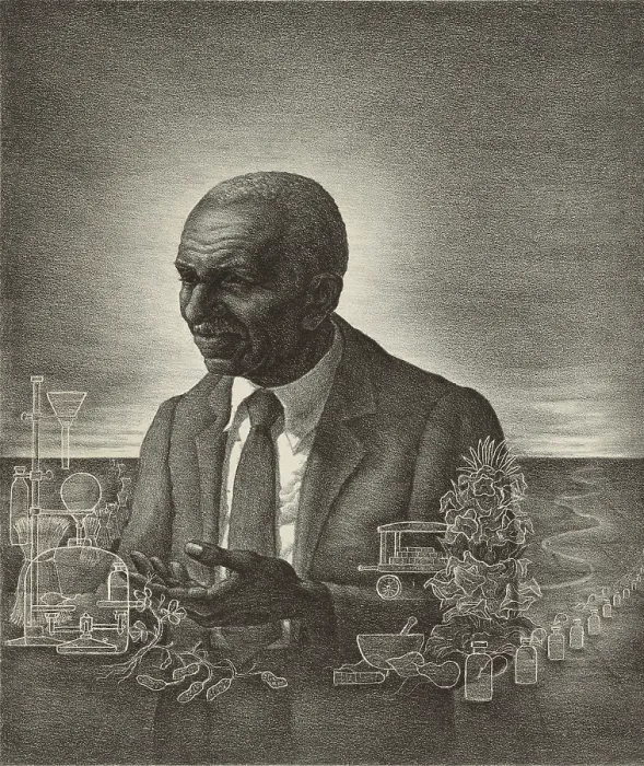 Framed Print : George W. Carver, American Botanist Framed Print : George W. Carver, American Botanist