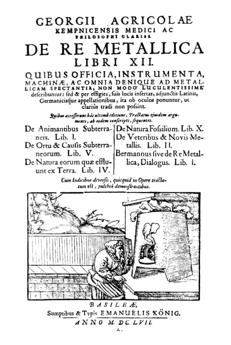 Framed Print : Georgius Agricola, De Re Metallica, Title Page, 16th Century Framed Print : Georgius Agricola, De Re Metallica, Title Page, 16th Century