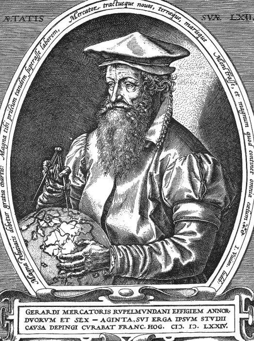 Framed Print : Gerardus Mercator, Flemish Cartographer Framed Print : Gerardus Mercator, Flemish Cartographer