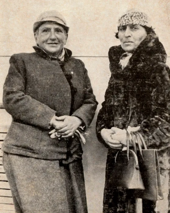 Framed Print : Gertrude Stein and Alice B. Toklas Framed Print : Gertrude Stein and Alice B. Toklas