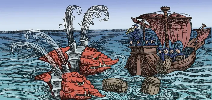Framed Print : Gessner, Sea Monsters or Whales, 16th Century Framed Print : Gessner, Sea Monsters or Whales, 16th Century