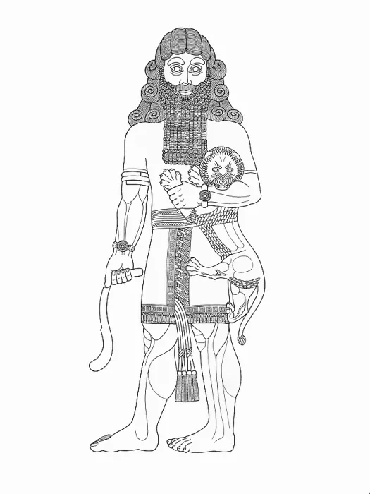 Framed Print : Gilgamesh, King of Uruk