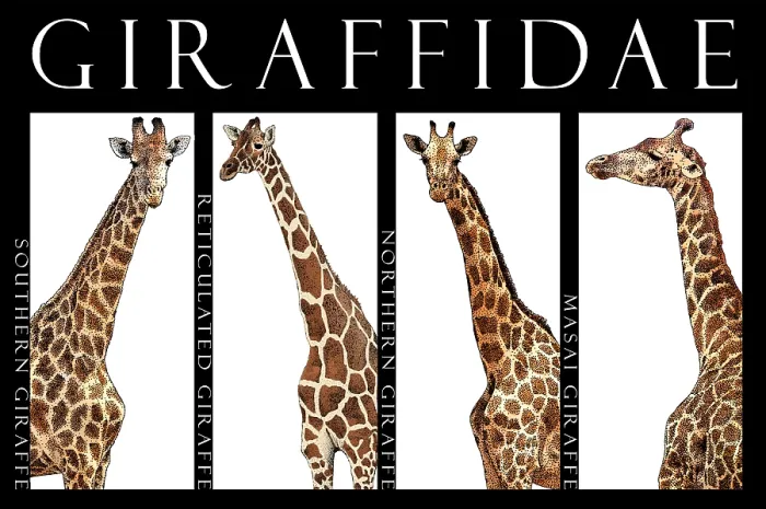 Framed Print : Giraffes, Poster Framed Print : Giraffes, Poster