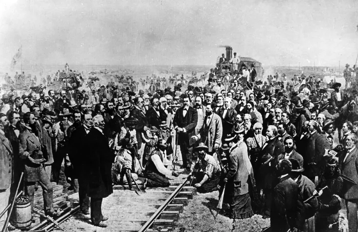 Framed Print : Golden Spike Ceremony, 1869 Framed Print : Golden Spike Ceremony, 1869