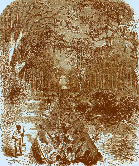 Framed Print : Grant's Canal, 1862 Framed Print : Grant's Canal, 1862