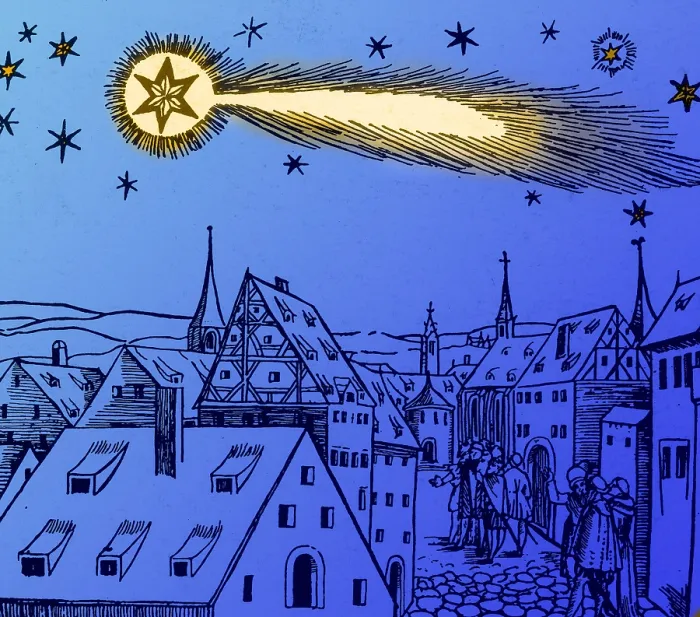 Framed Print : The Great Comet of 1556 Framed Print : The Great Comet of 1556
