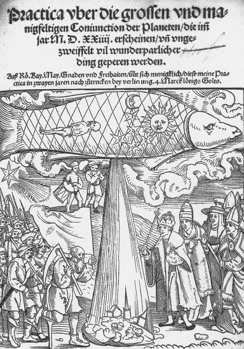 Framed Print : The Great Conjunction, Predicted Floods, 1524 Framed Print : The Great Conjunction, Predicted Floods, 1524