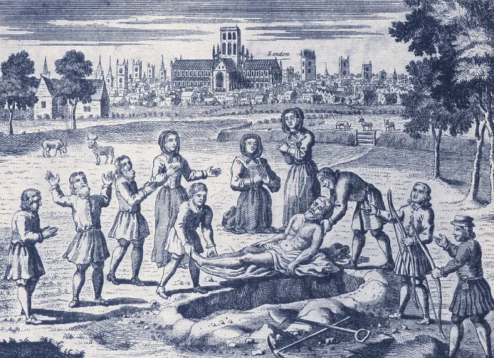 Framed Print : Great Plague of London, 1665 Framed Print : Great Plague of London, 1665