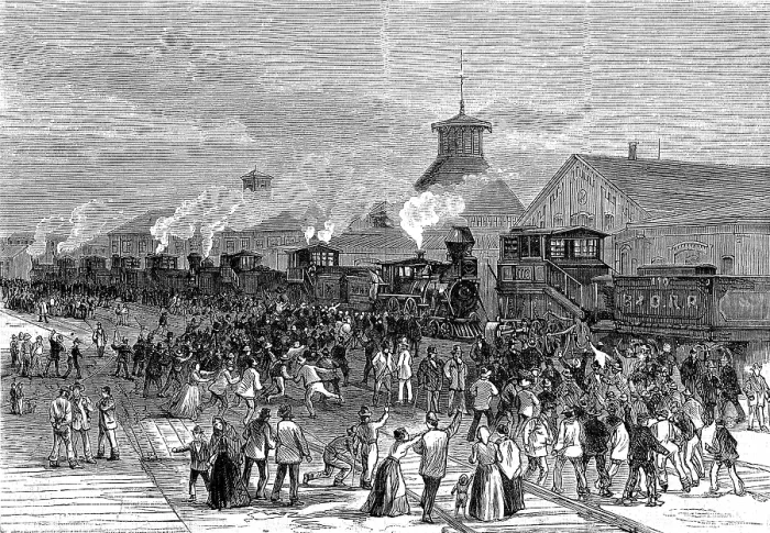 Framed Print : Great Railroad Strike, 1877 Framed Print : Great Railroad Strike, 1877