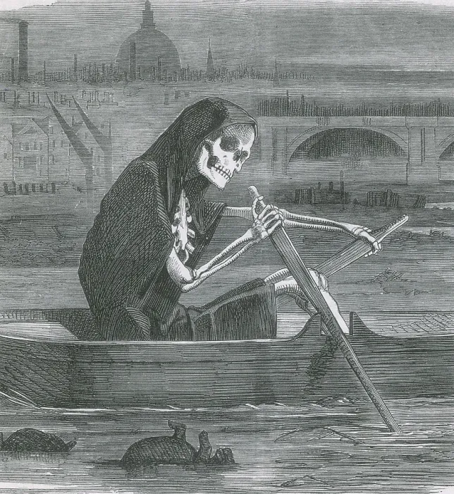 Framed Print : The Great Stink, 1858 Framed Print : The Great Stink, 1858