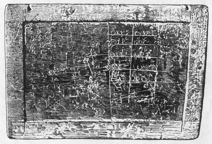 Framed Print : Greek Multiplication Table Framed Print : Greek Multiplication Table
