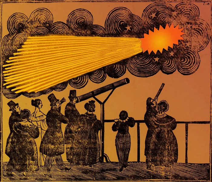 Framed Print : Halley's Comet, 1835