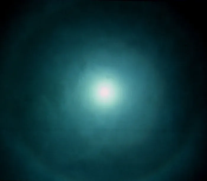 Framed Print : Halo at 22 1 / 2 degrees around overhead sun