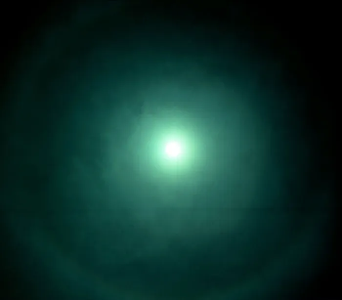 Framed Print : Halo at 22 1 / 2 degrees around overhead sun