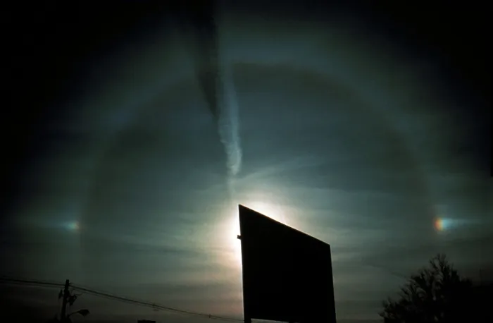 Framed Print : Halo with Sun Dog Framed Print : Halo with Sun Dog