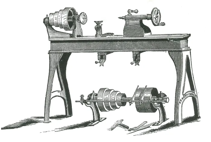 Framed Print : Hand Lathe Framed Print : Hand Lathe