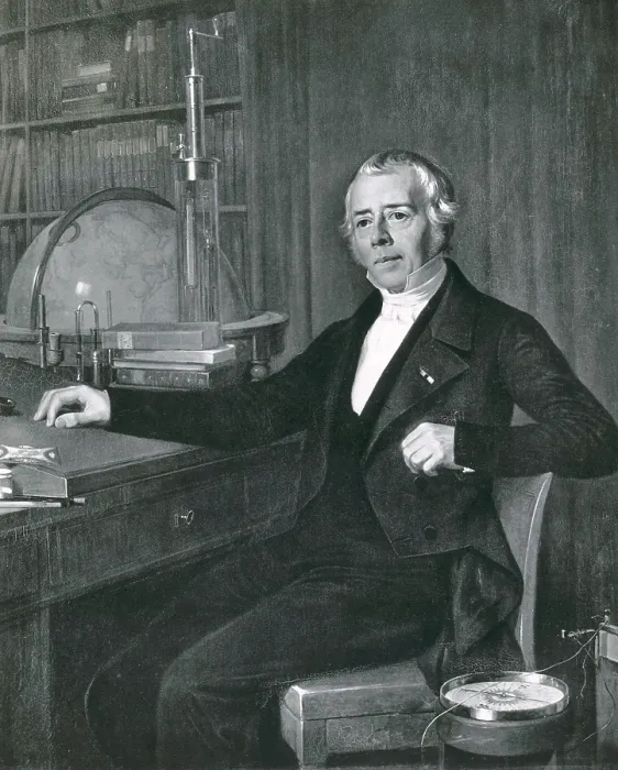 Framed Print : Hans Christian Orsted, Danish Physicist