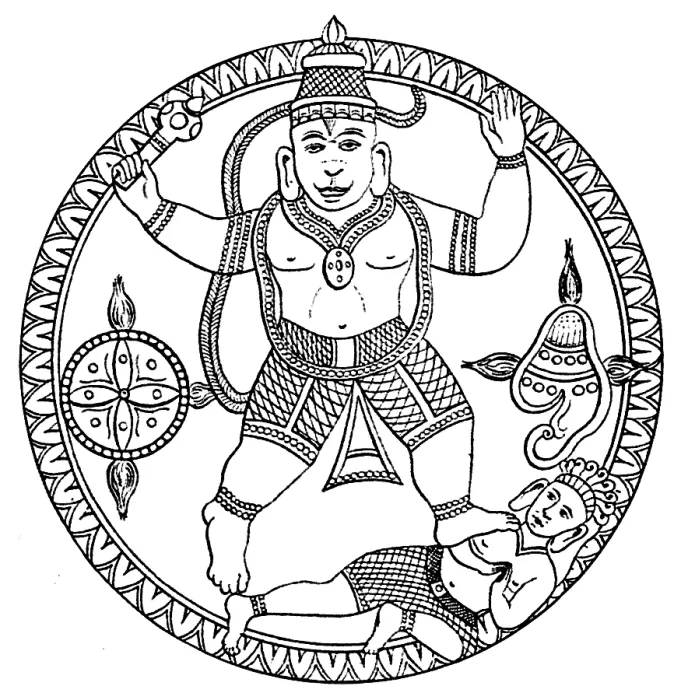 Framed Print : Hanuman, Hindu Monkey God Framed Print : Hanuman, Hindu Monkey God