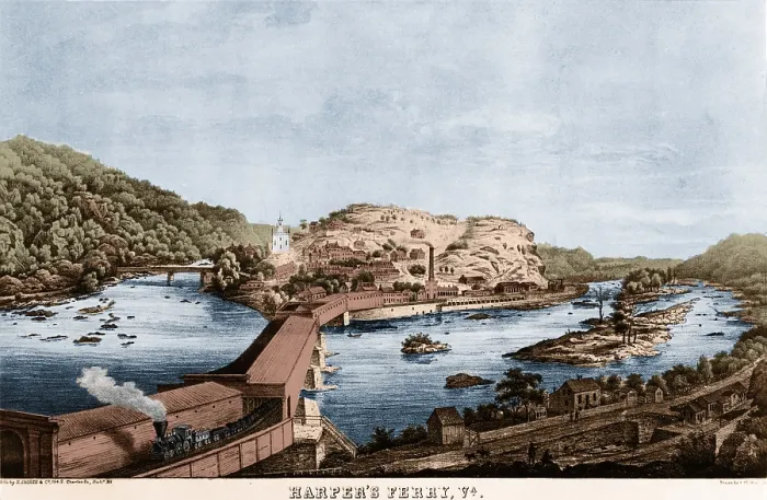 Framed Print : Harper's Ferry Framed Print : Harper's Ferry