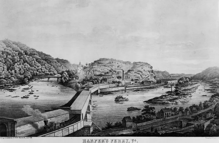 Framed Print : Harper's Ferry