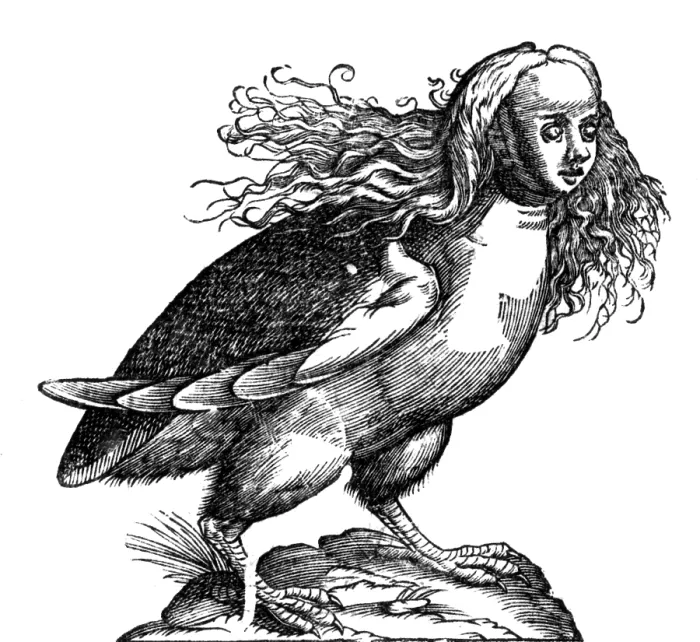 Framed Print : Harpy, Legendary Creature