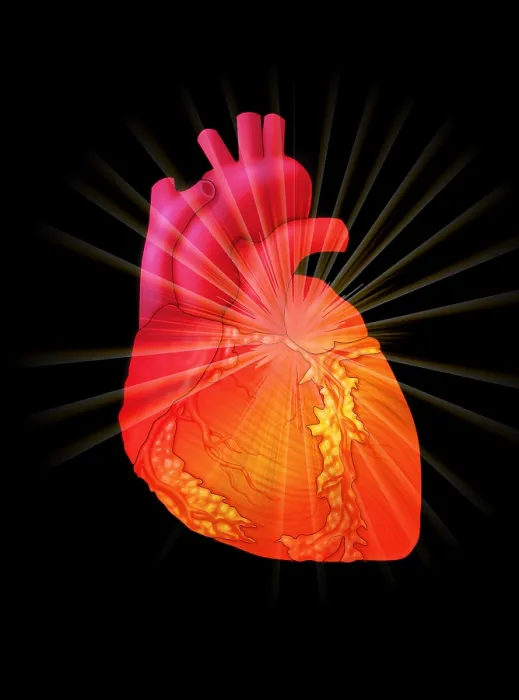 Framed Print : Heart Attack, Conceptual Illustration Framed Print : Heart Attack, Conceptual Illustration