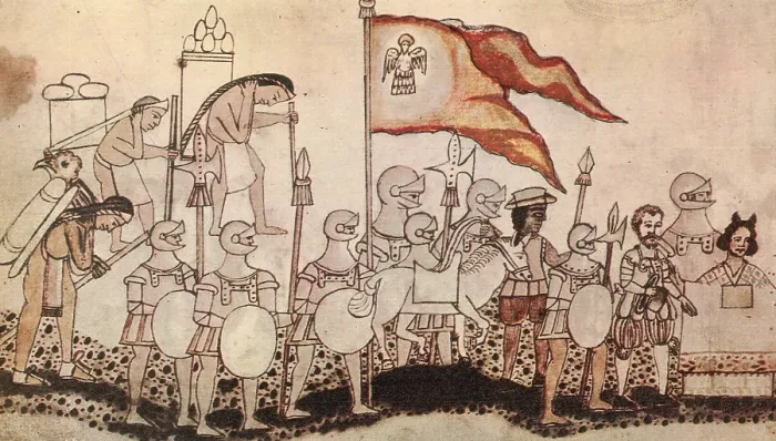 Framed Print : Hernan Cortes Entering Mexico, 1519 Framed Print : Hernan Cortes Entering Mexico, 1519