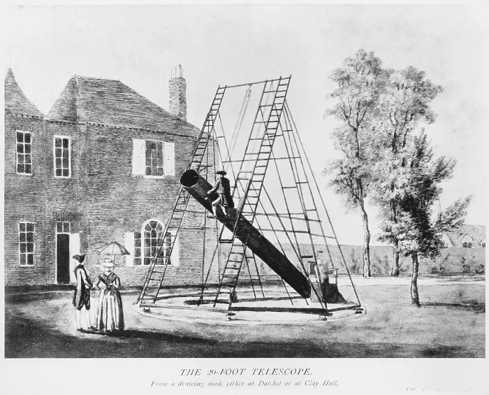 Framed Print : Herschel's 20 Foot Telescope