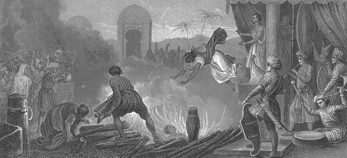 Framed Print : Hindu Woman Immolating Herself on Husband's Pyre Framed Print : Hindu Woman Immolating Herself on Husband's Pyre