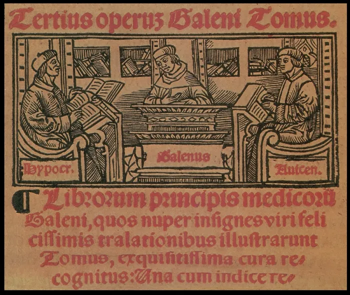 Framed Print : Hippocrates, Galen, Avicenna, Ancient Physicians