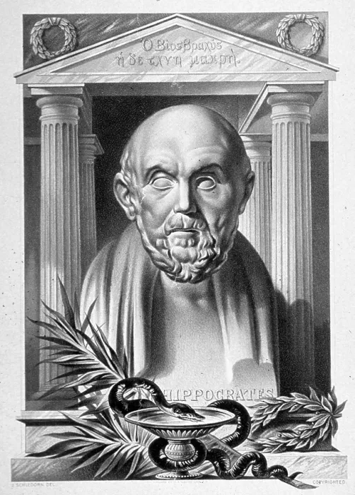 Framed Print : Hippocrates, Greek Physician, Father of Modern Medicine