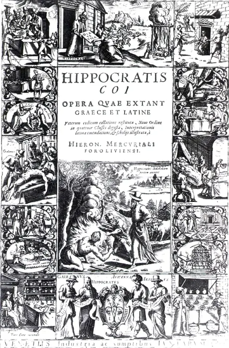 Framed Print : Hippocratis Opera quae extant Graece et Latine Restituta, 1588 Framed Print : Hippocratis Opera quae extant Graece et Latine Restituta, 1588