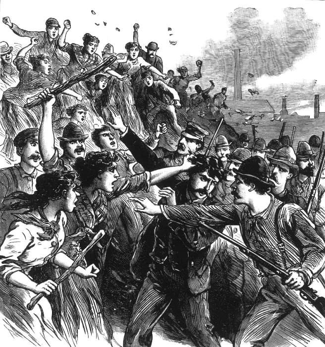 Framed Print : Homestead Strike, 1892