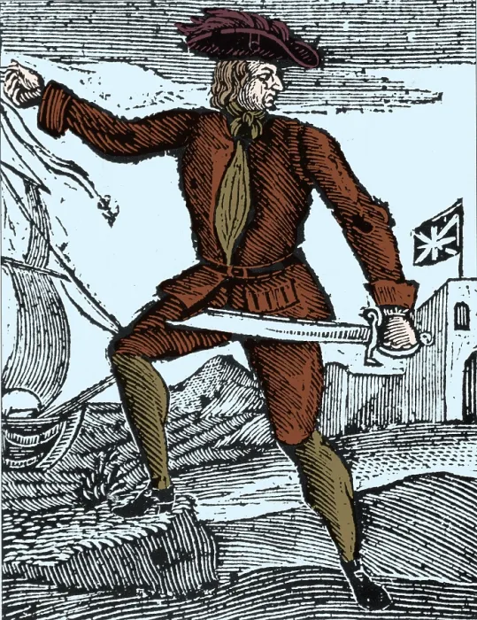Framed Print : Howell Davis, Welsh Pirate