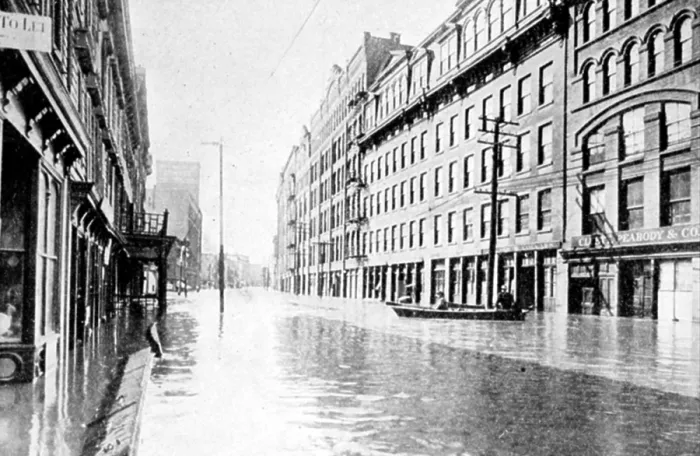 Framed Print : Hudson River Flood, 1913 Framed Print : Hudson River Flood, 1913