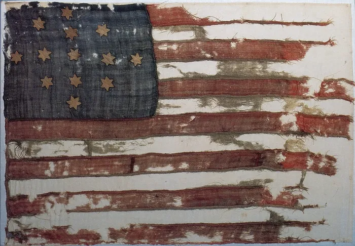 Framed Print : Hulbert Flag, Early U.S. Flag, 1776 Framed Print : Hulbert Flag, Early U.S. Flag, 1776