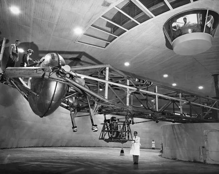 Framed Print : Human Centrifuge Chamber, 1958 Framed Print : Human Centrifuge Chamber, 1958