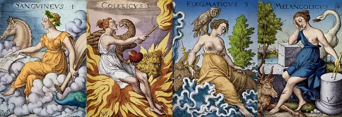 Framed Print : The Four Humors of Hippocratic Medicine Framed Print : The Four Humors of Hippocratic Medicine