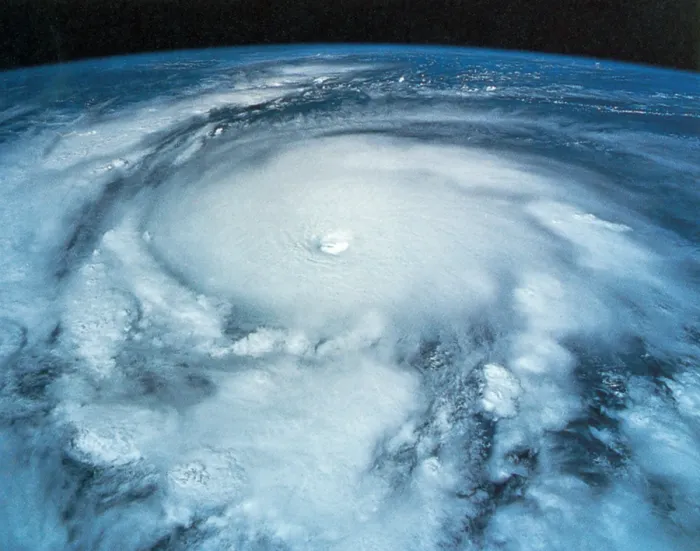 Framed Print : Hurricane Emilia
