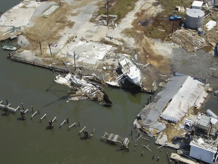 Framed Print : Hurricane Katrina Damage Framed Print : Hurricane Katrina Damage