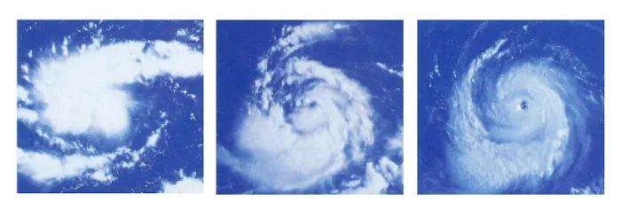 Framed Print : Hurricane Sequence Framed Print : Hurricane Sequence